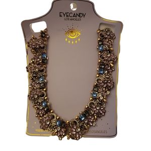 Sloan Purple Ivy Mecklace in Gold by Eye CandyLA